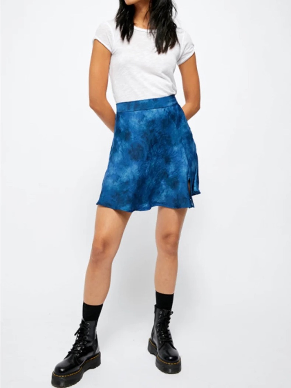Free People Martine Flirt Tie Dye Skirt